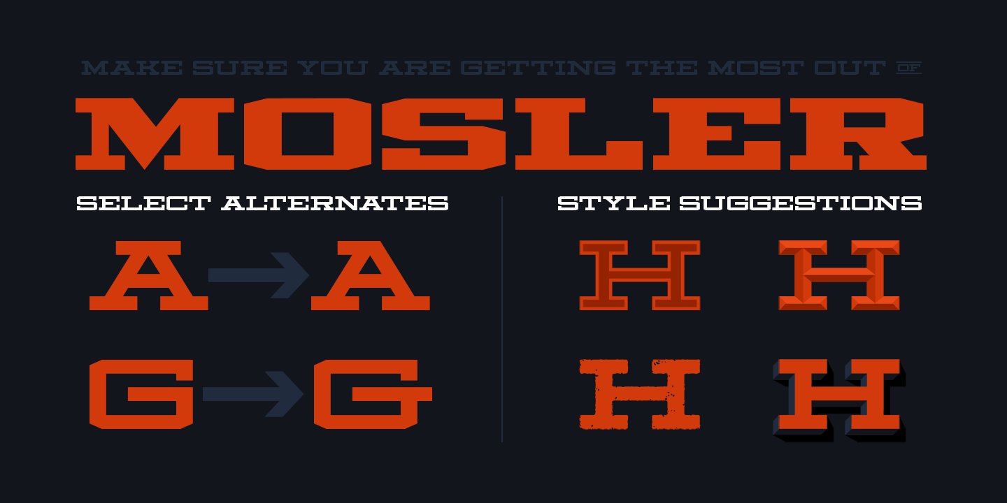 Example font Mosler #1